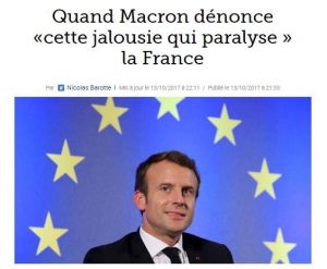 Macron l'a dit : tous jaloux
